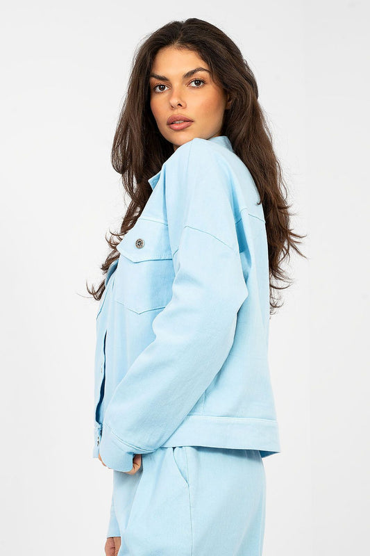 Denim jacket model 225428 Rue Paris