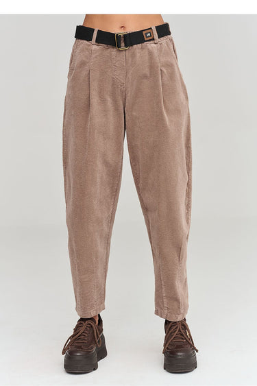 corduroy trousers model 232015 Makadamia
