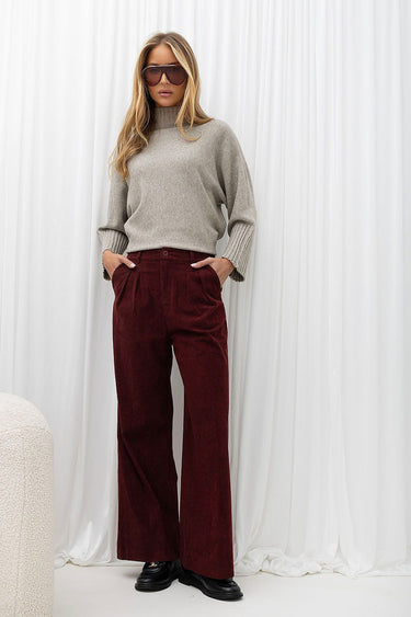 corduroy trousers model 232404 Italy Moda