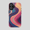 Iphone/Google Pixel Phone cases with Abstract Swirl Tough -Colorful Marble Protective Cover  