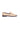 Beige Calf Leather Loafers – Elegant Women’s Flat Shoes With Metal Stud Detail