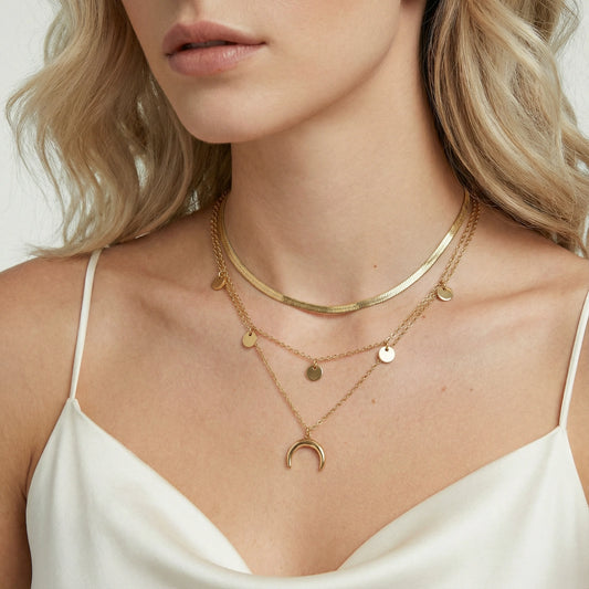 Golden Crescent Layer Set  
