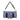 Navy Zebra Print Duffel Bag — Stylish Travel & Gym Tote  