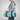 Blue Zebra Print Duffel Bag — Travel Gym Weekend Bag  