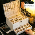  3 jewelry box  Pearl white