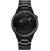 BREAK Photographer Series Unique Camera Style Stainless Strap Men Women Casual Fashion Sport Quartz Modern Gift Wrist Watches 