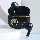 Binaural Sports Mini Cute Semi-in-ear Digital Display Headphones  