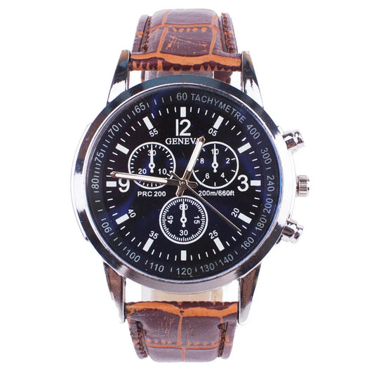 Blue Light Glass Wrist Watch Men New Watches 