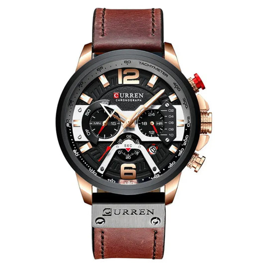CURREN Casual Sport Watch Blue Watch For Men 