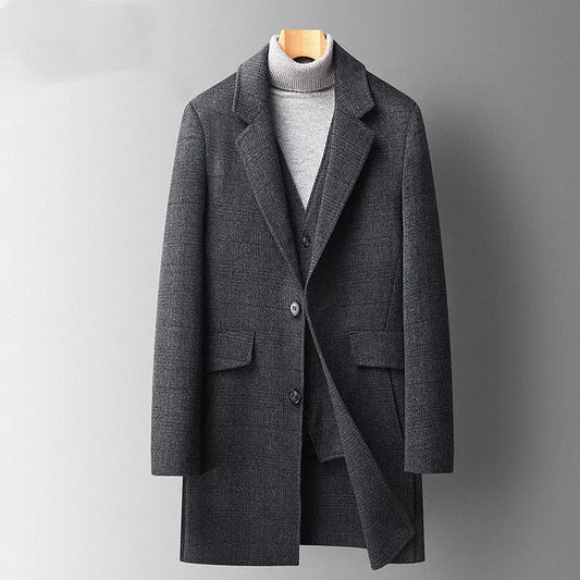 Cashmere Coat Coat Mid-length Double-sided Woolen Coat  