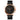 Casual Spiral Sports Crown Leather Alloy Round Pin Buckle Male Pointer Electronic Watch Utrano