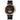 Casual Spiral Sports Crown Leather Alloy Round Pin Buckle Male Pointer Electronic Watch Utrano