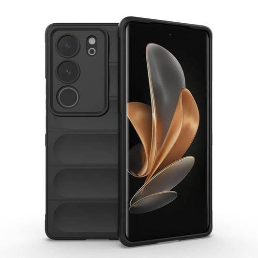 Magic Shield TPU + Flannel Phone Case, For vivo Y78+ Global, For vivo iQOO Z7x  