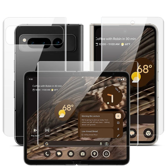 imak Full Screen Hydrogel Film Outer Screen + Back + Inner Screen Protector Set, For Google Pixel Fold  