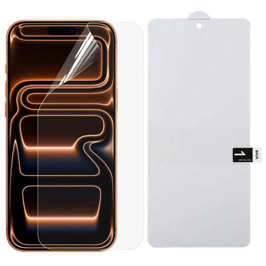 Full Screen Protector Explosion-proof Hydrogel Film For iPhone 17 Pro Max, For iPhone 17 / 17 Pro, For iPhone Air, For iPhone 16 Pro Max, For iPhone 16 Pro, For iPhone 16 Plus, For iPhone 16, For iPhone 15 Pro Max, For iPhone 15 Pro, For iPhone 15 Plu...  