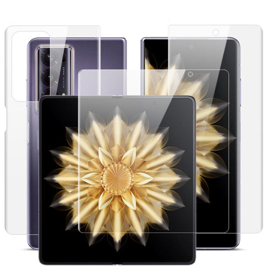 imak Full Screen Hydrogel Film Outer Screen + Back + Inner Screen Protector Set, For Honor Magic V2 5G  