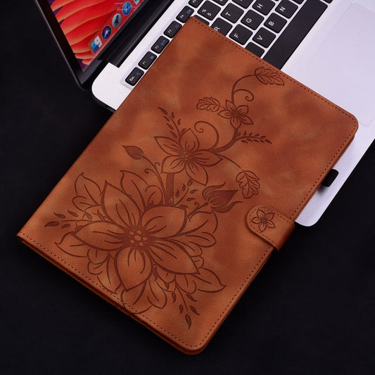 Lily Embossed Leather Tablet Case, For Lenovo Tab P12 12.7, For Lenovo Tab M10 5G 2023, For Lenovo Legion Y700 2023  