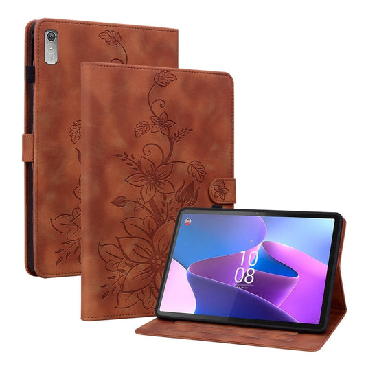 Lily Embossed Leather Tablet Case, For Lenovo Tab P11 Gen 2 11.5, For Lenovo Tab M10 10.1 3rd Gen, For Lenovo Tab M10 Plus 10.6 3rd Gen  