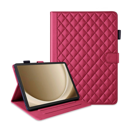 Rhombus Lattice Leather Tablet Case, For Samsung Galaxy Tab A11+ / A9+, For Samsung Galaxy Tab A11 / A9, For Samsung Galaxy Tab S11, For Samsung Galaxy Tab S10 FE+  