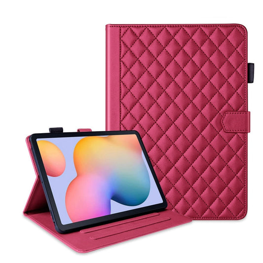 Rhombus Lattice Leather Tablet Case, For Samsung Galaxy Tab S6 Lite 2024, For Samsung Galaxy Tab S9 FE+ / S9+, For Samsung Galaxy Tab S9 FE / S9  