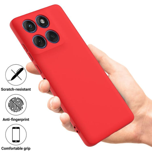 Solid Color Liquid Silicone Dropproof Full Coverage Phone Case, For Motorola Edge 60 Fusion / Edge 60, For Motorola Edge 50, For Motorola Edge 50 Ultra, For Motorola Moto X50 Ultra  