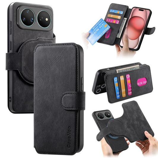 CaseNeo MagSafe RFID Anti-theft Retro Leather Phone Case, For Huawei Pura 80 Pro / 80 Pro+ 5G, For Huawei Pura 80 5G, For Huawei nova 14, For Huawei nova 13 Pro  