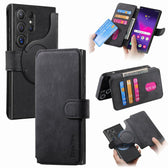 CaseNeo MagSafe RFID Anti-theft Retro Leather Phone Case, For Galaxy S25 Ultra 5G, For Galaxy S24 FE 5G, For Galaxy S24 Ultra 5G, For Galaxy S24+ 5G  