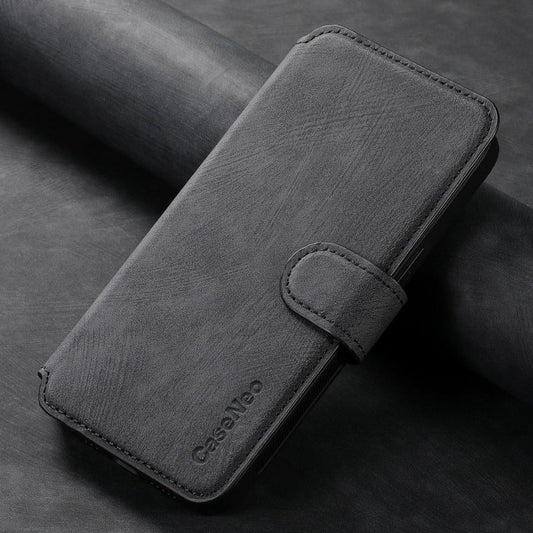 CaseNeo MagSafe RFID Anti-theft Retro Leather Phone Case, For Redmi Note 13 Pro 5G, For Redmi Note 13 5G, For Redmi Note 13 Pro+ 5G, For Redmi Note 12 4G Global  