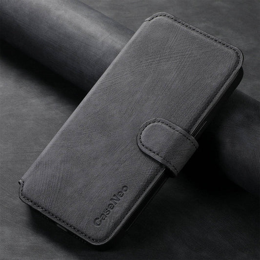 CaseNeo MagSafe RFID Anti-theft Retro Leather Phone Case, For Redmi Note 12 Pro+ 5G, For Redmi Note 12 Pro 5G, For Redmi Note 11S 4G, For Redmi Note 10 4G / Note 10S  