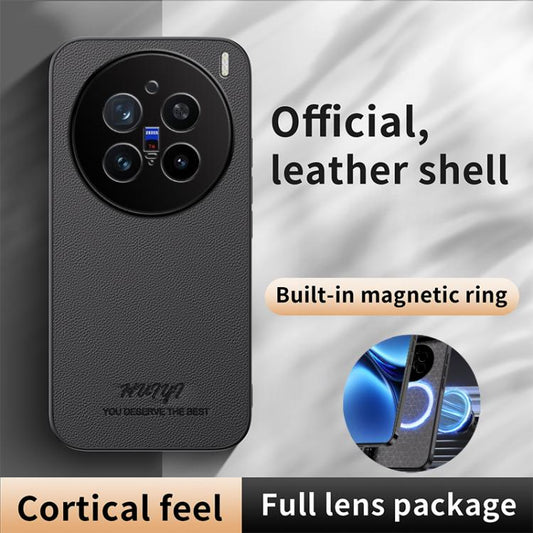 HUIYI Leather Magnetic Phone Case, For vivo X200 Pro, For vivo V40 Lite 4G / 5G IDN, For vivo V40e, For vivo Y300 Pro  