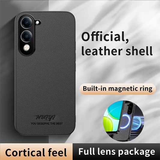 HUIYI Leather Magnetic Phone Case, For vivo Y04 4G / Y29s 5G, For vivo Y29 4G, For vivo V50, For vivo S20  