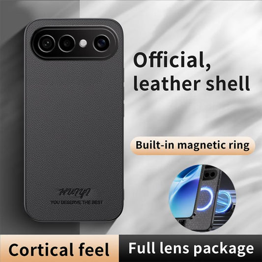 HUIYI Leather Magnetic Phone Case, For vivo X200, For vivo X200 Pro mini, For vivo X200 Pro, For vivo V40e  