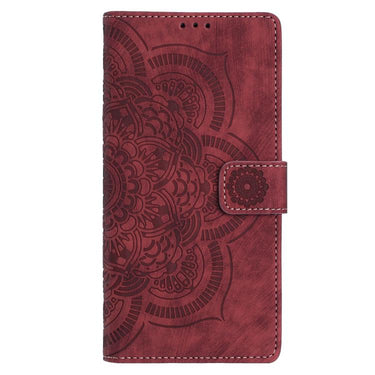 Mandala Embossed Retro Frosted Leather Phone Case, For iPhone 17 Pro Max, For iPhone 17 Pro, For iPhone 17, For iPhone Air  