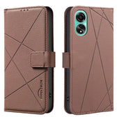 Geometric Pattern RFID Leather Phone Case, For OPPO A94 5G / F19 Pro+ / Reno5 Z 5G, For OPPO A74 5G / A93 5G / A54 5G, For OPPO A74 4G / F19 4G, For OPPO A72 / A52 / A92  