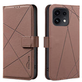 Geometric Pattern RFID Leather Phone Case, For OPPO A79 5G, For OPPO Reno13 F 5G, For OPPO A60 4G, For OPPO Reno11 F 5G  