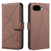 Geometric Pattern RFID Leather Phone Case, For Google Pixel 11 / 11 Pro, For Google Pixel 10a, For Google Pixel 9a, For Google Pixel 9 Pro XL  