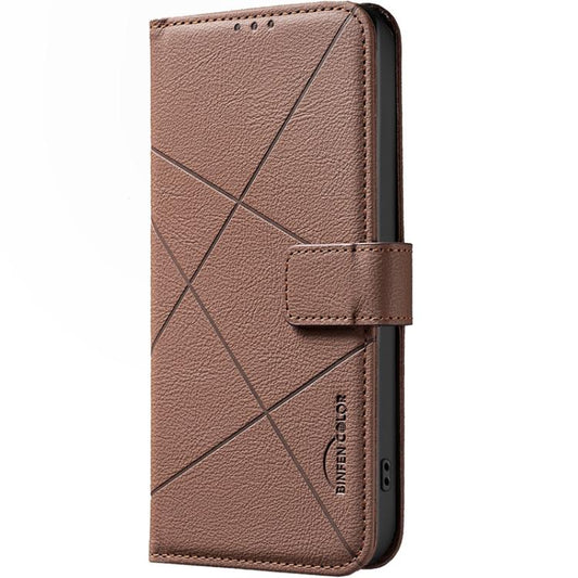 Geometric Pattern RFID Leather Phone Case, For Honor 400 Lite Global, For Honor 400 Global 156.5mm, For Honor X8C, For Honor X9C 5G / Magic7 Lite  