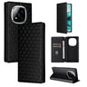 Cubic Grid Texture Flip Leather Phone Case, For Redmi K70E / Xiaomi Poco X6 Pro, For Redmi Note 13R Pro 5G, For Redmi Note 13 5G, For Redmi Note 13 Pro+ 5G  