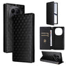 Cubic Grid Texture Flip Leather Phone Case, For Redmi K80 / K80 Pro, For Redmi Note 14 Pro 4G Global, For Redmi Note 14 4G 163.25mm, For Redmi Note 14 Pro+ 5G  
