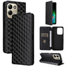 Cubic Grid Texture Flip Leather Phone Case, For Redmi K90 Pro Max 5G / Poco F8 Ultra, For Redmi Note 15 Pro 4G Global 165.8mm, For Redmi K90 5G / Poco F8 Pro, For Redmi Note 15 Pro+ 5G Global 163.3mm  