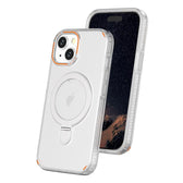 Colorful 2 in 1 MagSafe Ring Holder Phone Case, For iPhone 15  