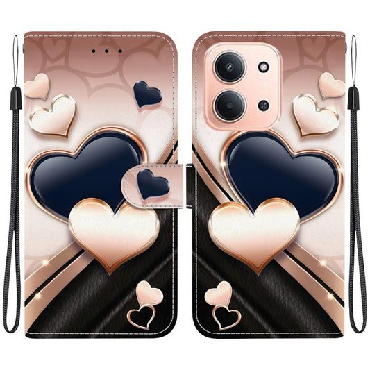 Crystal Texture Colored Drawing Leather Phone Case, For Redmi A5 4G 173.3mm, For Redmi A5 4G 171.7mm  