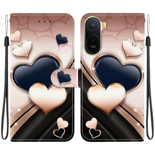 Crystal Texture Colored Drawing Leather Phone Case, For Redmi A7 Pro 4G / 5G 171mm / Poco C85x 5G, For Redmi Turbo 5 Max 5G / Poco X8 Pro Max 5G  