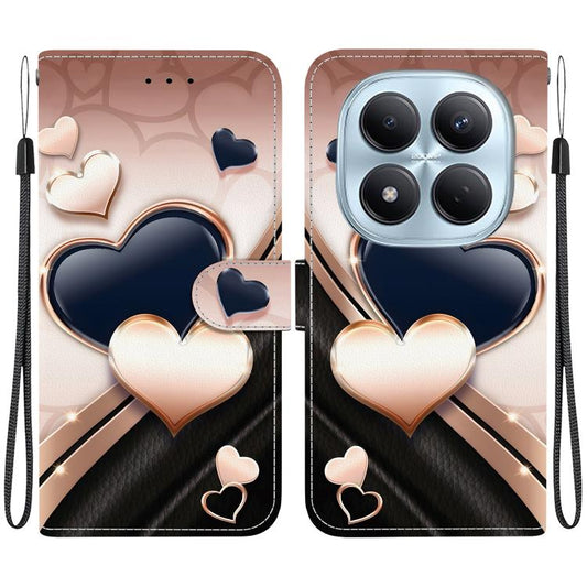 Crystal Texture Colored Drawing Leather Phone Case, For Redmi 15C 5G / 4G EU 173mm / Poco C85 5G, For Redmi A5 4G 173.3mm  