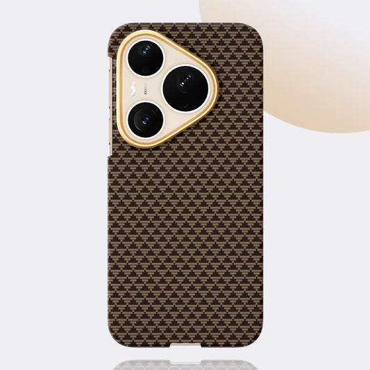 Metal Frame Nanofiber MagSafe Magnetic Phone Case, For Huawei Pura 90 Pro 5G, For Huawei Pura 80 Ultra 5G, For Huawei Pura 80 Pro 5G, For Huawei Pura 80 5G  