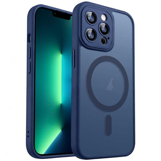 XDcase Skin Feel Magnetic Frosted Phone Case with Lens Film, For iPhone 13 Pro Max, For iPhone 13 Pro, For iPhone 13, For iPhone 12 Pro Max  