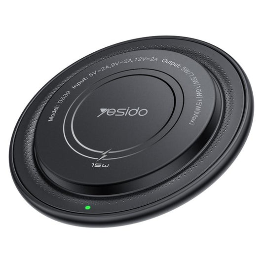 Yesido DS39 15W Desktop Pad Magnetic Wireless Charger, DS39  