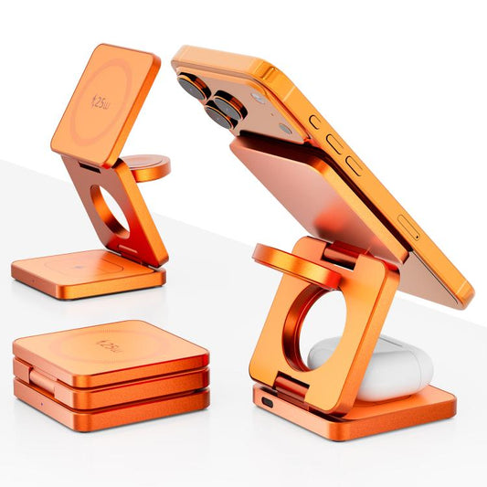 IW31 25W Foldable 3 in 1 Magnetic Wireless Fast Charger  