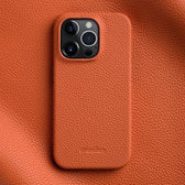 melkco Litchi Texture Magnetic Half Coverage Genuine Leather Phone Case, For iPhone 14 Pro Max  
