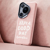 Beautiful Series Denim Texture Full Coverage Magnetic Phone Case For Huawei Phones  